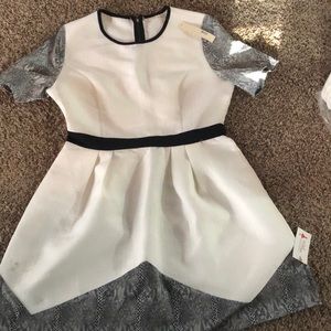 Dress with black and grey